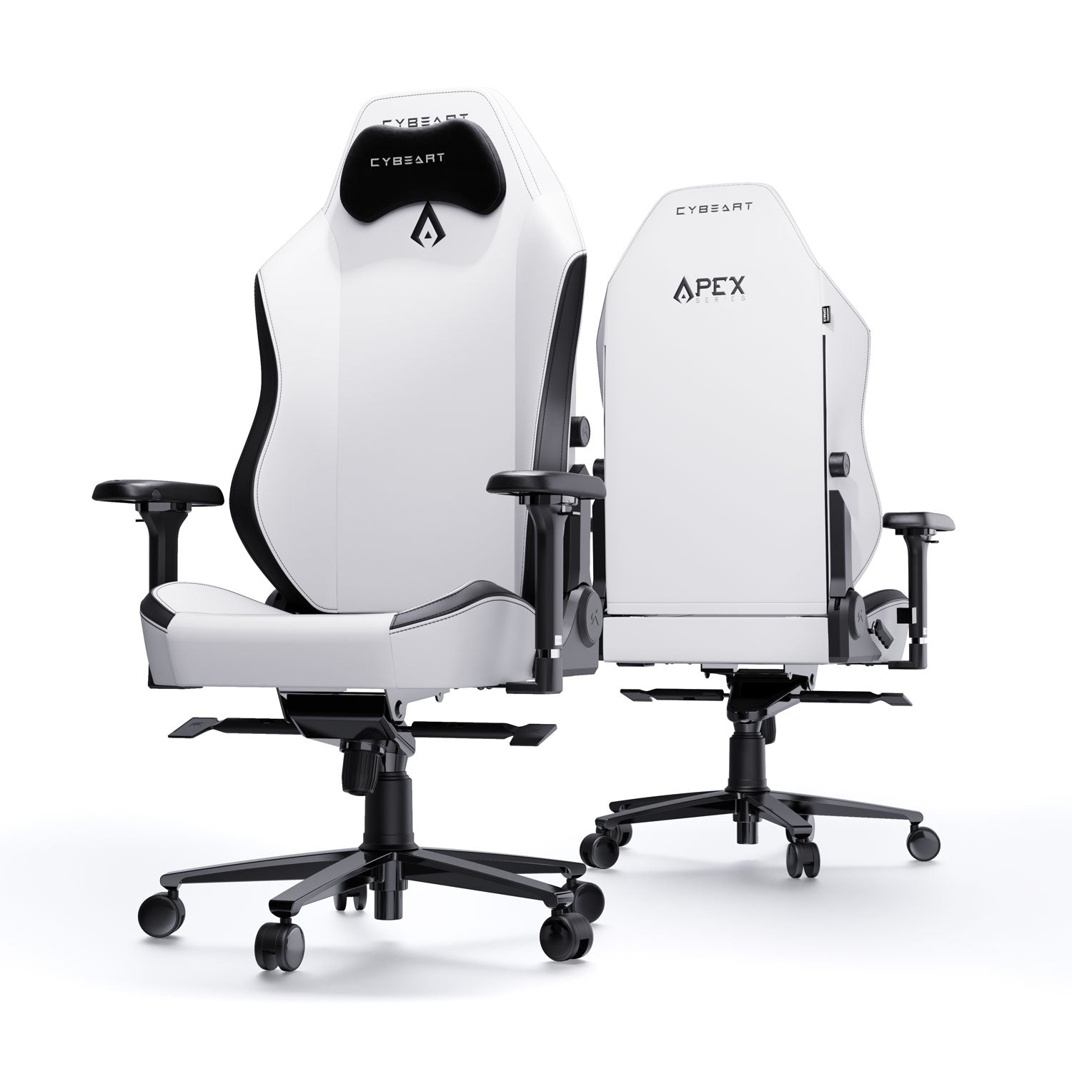 Arctic White Gaming Chair | Apex Series Chairs | Cybeart – Cybeart MEA