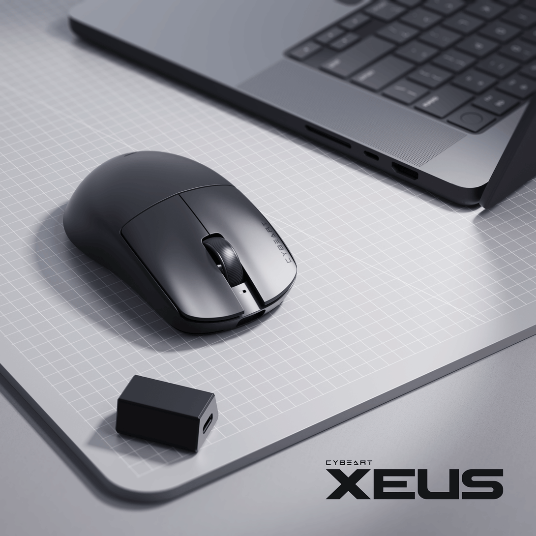 Cybeart | Xeus 8K Polling 39g Superlight Tri-Mode Wireless Gaming Mouse ...