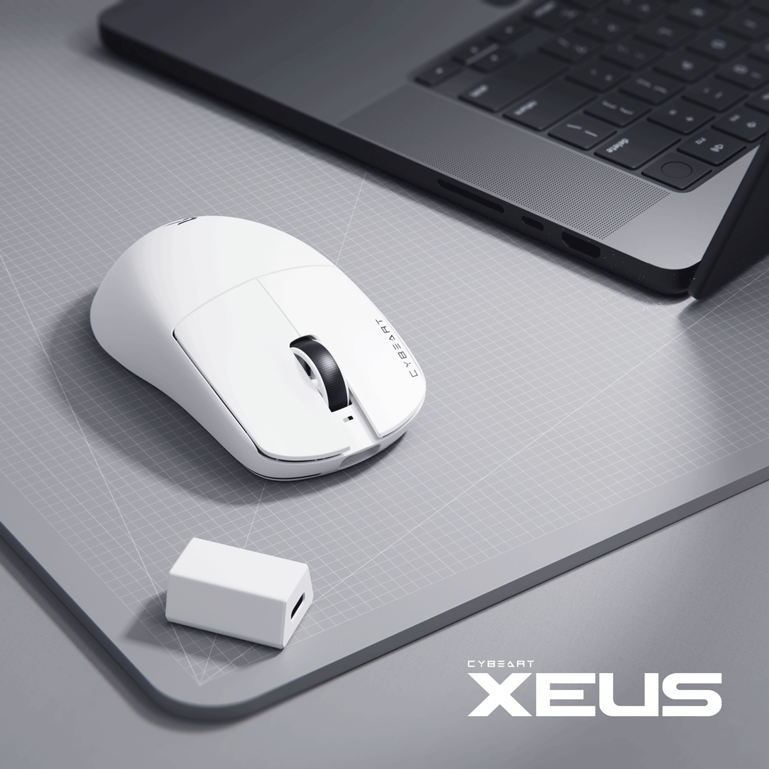 Cybeart | Xeus 8K Polling 39g Superlight Tri-Mode Wireless Gaming Mouse ...
