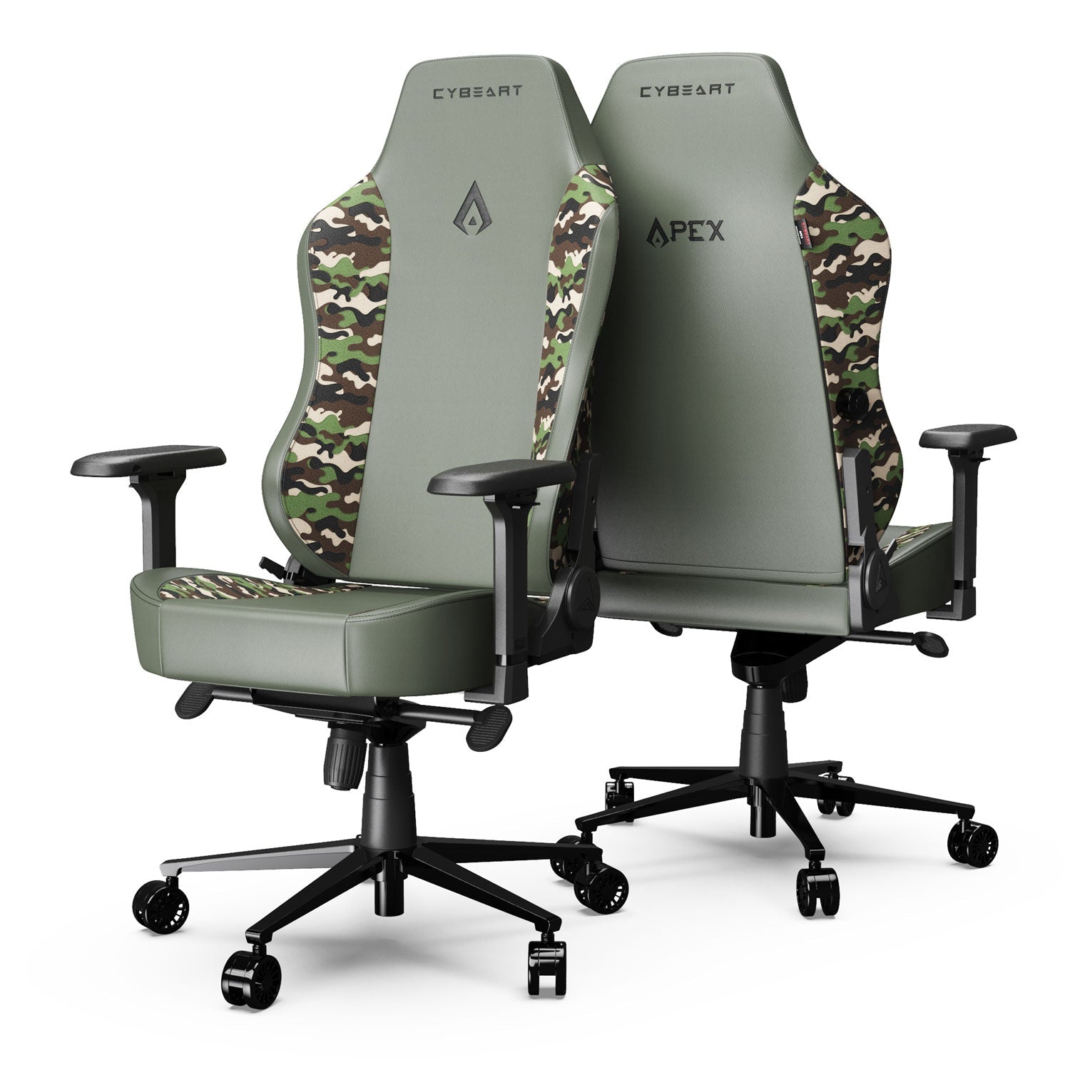 Forest Camo Gaming Chair | Apex Series Chairs | Cybeart