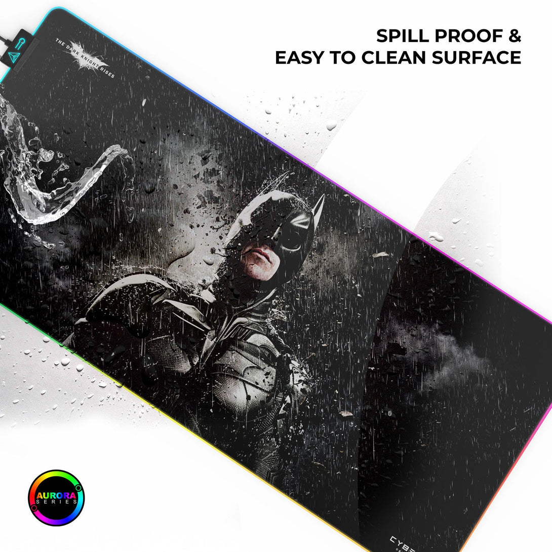 Cybeart Batman - The Dark Knight Rises Gaming Mouse Pad - XXL 900mm RGB