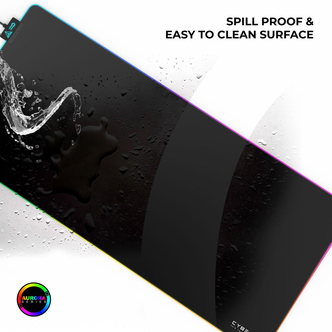 Cybeart Ghost Black Gaming Mouse Pad - XXL 900mm RGB