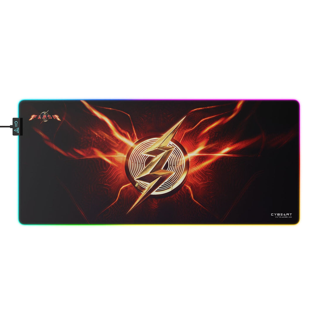 Cybeart The Flash Gaming Mouse Pad - XXL 900mm RGB