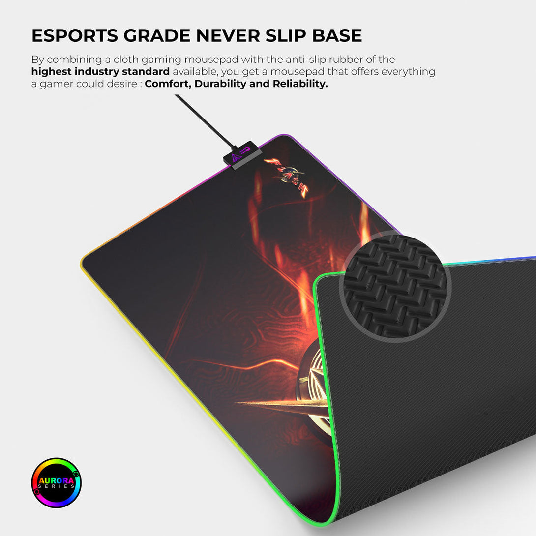 Cybeart The Flash Gaming Mouse Pad - XXL 900mm RGB