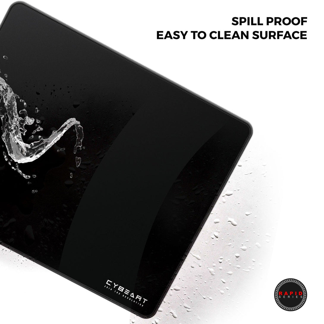 Cybeart Ghost Black Gaming Mouse Pad - Medium 300mm