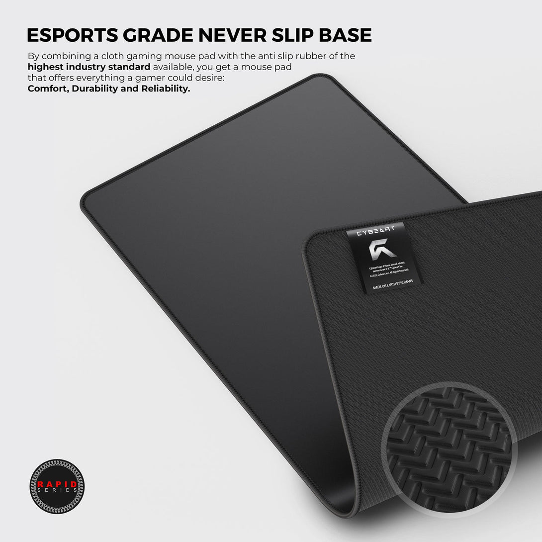 Cybeart Ghost Black Gaming Mouse Pad - XXL 900mm