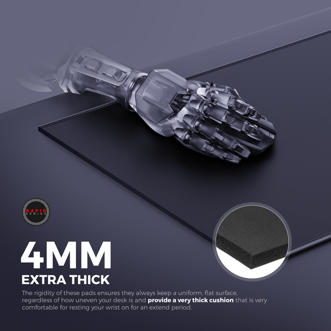 Cybeart Ghost Black Gaming Mouse Pad - XXL 900mm